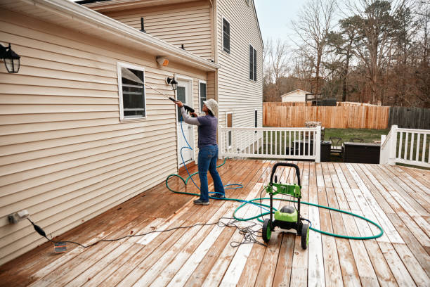 Pressure Washing Brick in Binghamton University, NY
